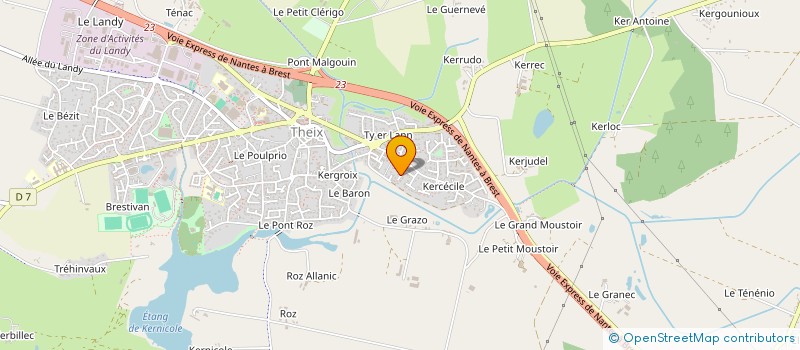 localisation de l'entreprise L'ILOPRIROM à THEIX-NOYALO