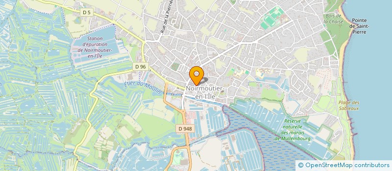 localisation de l'entreprise L'ILOT à NOIRMOUTIER-EN-L'ILE