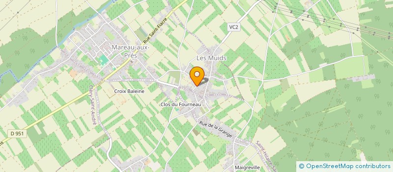 localisation de l'entreprise L'ILOT BIEN ETRE à MAREAU-AUX-PRES