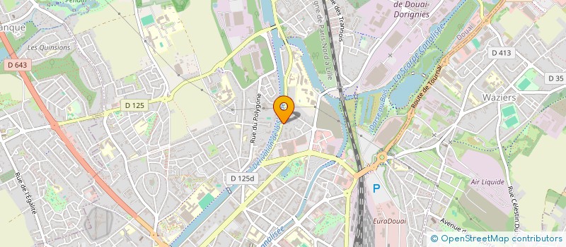 localisation de l'entreprise L'ILOT BLEU à LILLE