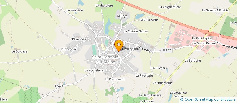 localisation de l'entreprise L'ILOT CALIN à SEVREMOINE
