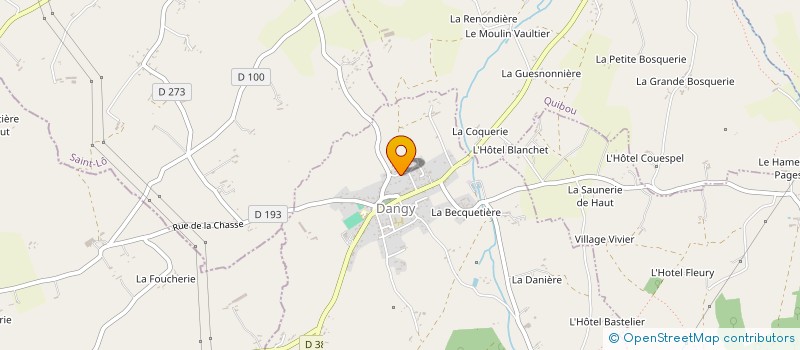 localisation de l'entreprise L'ILOT CALIN  DANGY