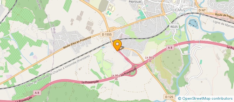 localisation de l'entreprise L'ILOT DE DRAGUI  LE MUY