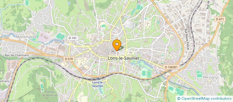 localisation de l'entreprise L'ILOT DES FAMILLES à LONS-LE-SAUNIER