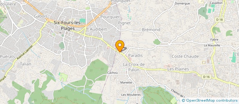 localisation de l'entreprise L'ILOT FRUITIER à LA SEYNE-SUR-MER