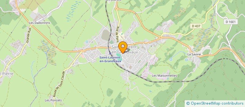 localisation de l'entreprise L'ILOT INFORMATIQUE à SAINT-LAURENT-EN-GRANDVAUX