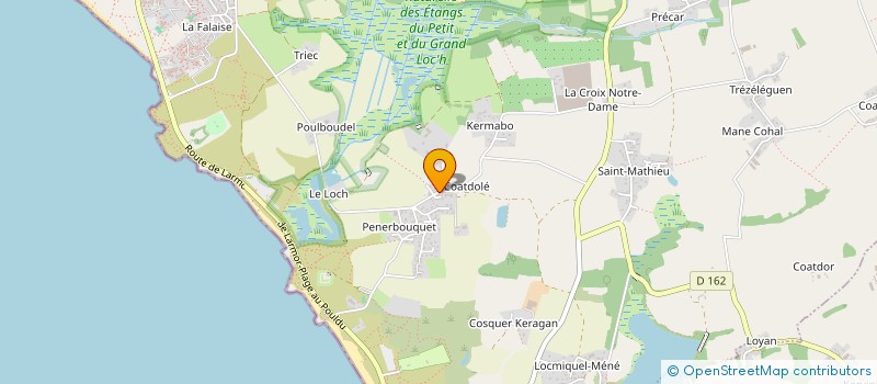 localisation de l'entreprise L'ILOT KERGAHER  GUIDEL