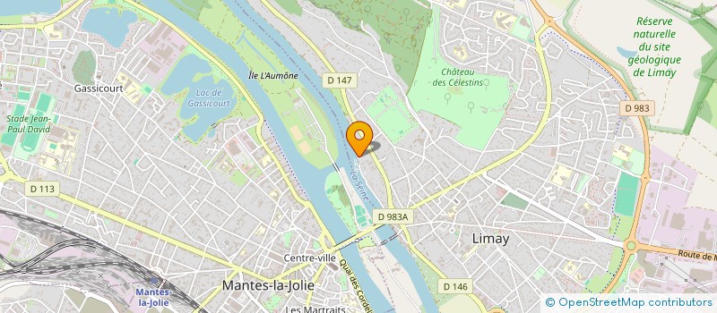 localisation de l'entreprise L'ILOT LANTERNE  LIMAY