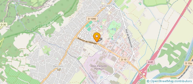 localisation de l'entreprise L'ILOT MAJEA  CROLLES