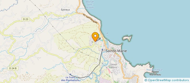 localisation de l'entreprise L'ILOT NATURE à SAINTE-MARIE