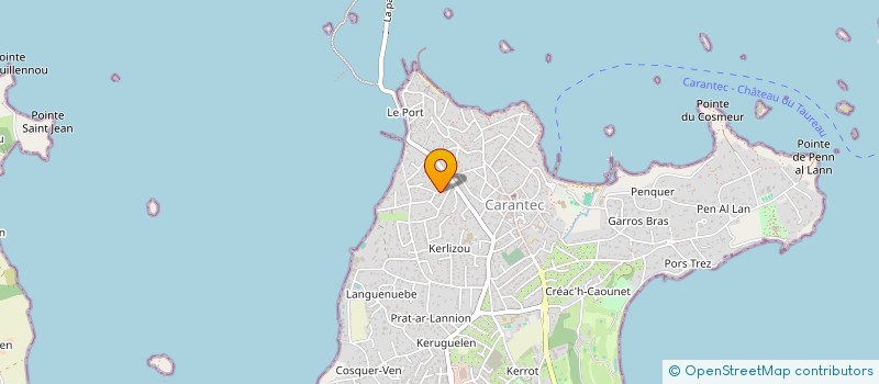 localisation de l'entreprise L'ILOT OUEST  CARANTEC