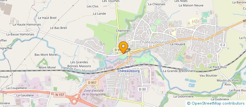 localisation de l'entreprise L ILOT P TITS LOUPS  CHATEAUBOURG