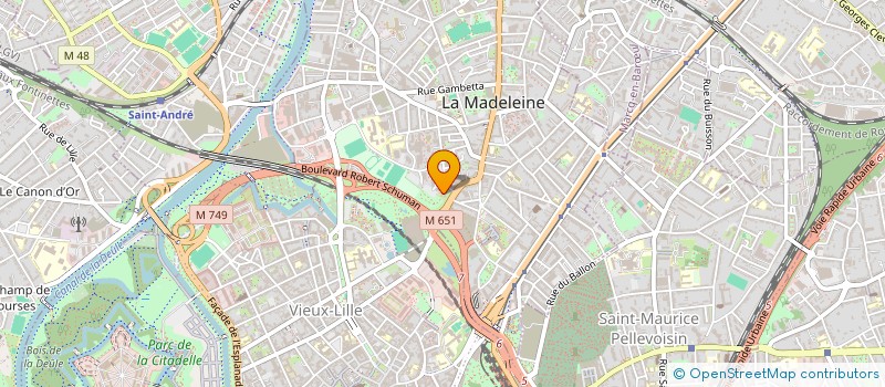 localisation de l'entreprise L'ILOT PARTAGE / CAFE DES ENFANTS à LA MADELEINE