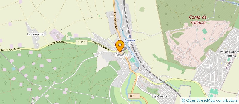 localisation de l'entreprise L'ILOT PERLES à BEYNES