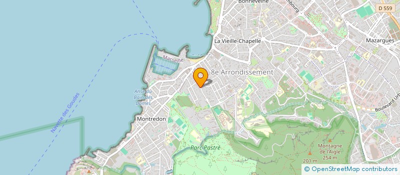 localisation de l'entreprise L'ILOT ROSE  MARSEILLE 8EME