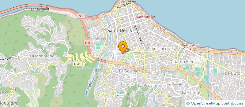 localisation de l'entreprise L'ILOT SERVICES  SAINT-DENIS