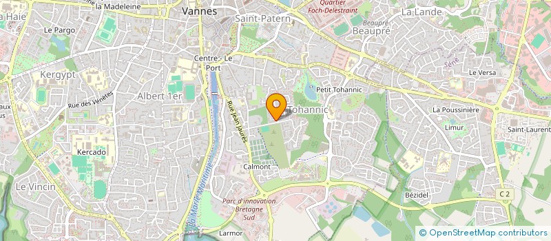 localisation de l'entreprise L'ILOT TRESOR. à VANNES