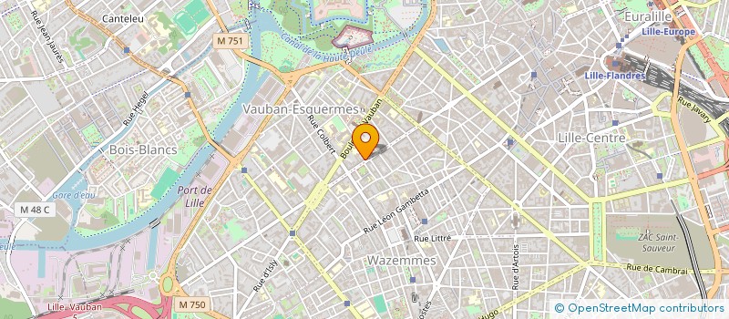 localisation de l'entreprise L ILOT VENTS à LILLE