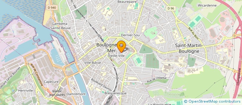 localisation de l'entreprise L ILOT VERT à BOULOGNE-SUR-MER