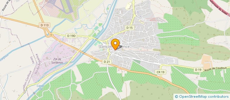 localisation de l'entreprise L'ILOT VERT  LANCON-PROVENCE