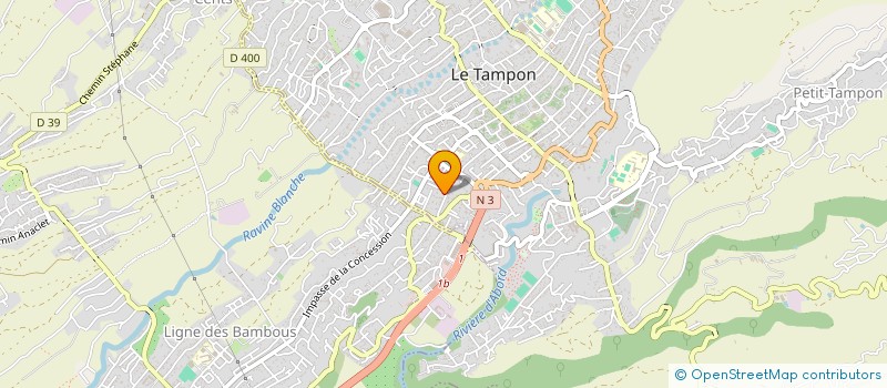 localisation de l'entreprise L'ILOT Z'ENFANTS  LE TAMPON