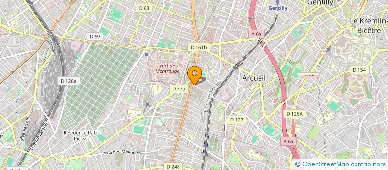 localisation de l'entreprise L'IMAGE AU VOL à ARCUEIL