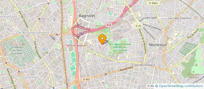 localisation de l'entreprise L'IMAGE D'APRES à BAGNOLET