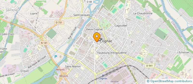 localisation de l'entreprise L'IMAGE DU FUTUR à COGNAC