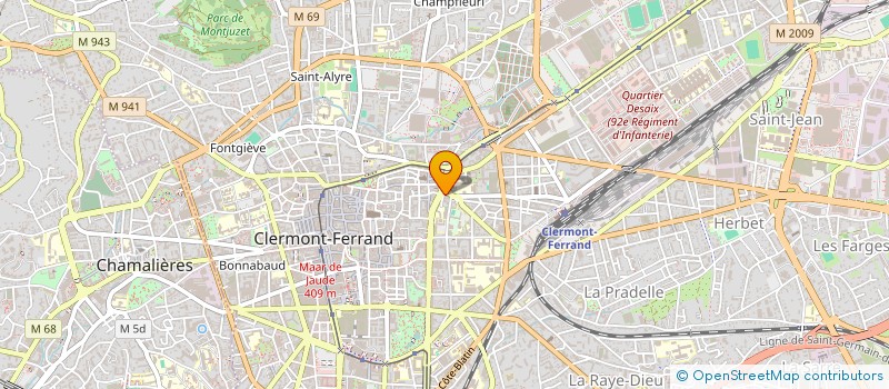 localisation de l'entreprise L'IMAGE JUSTE  CLERMONT-FERRAND