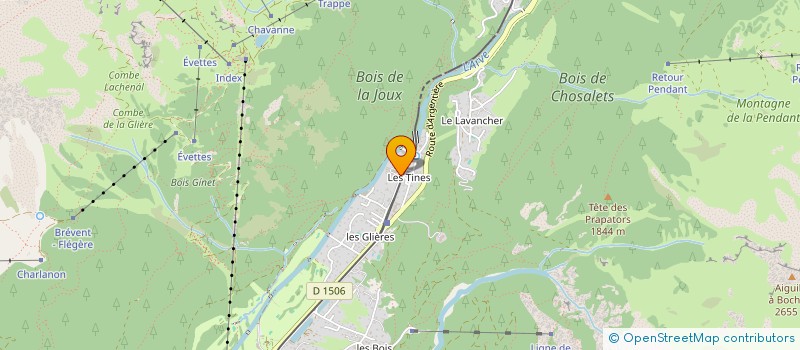 localisation de l'entreprise L IMAGE TEMPS  CHAMONIX-MONT-BLANC