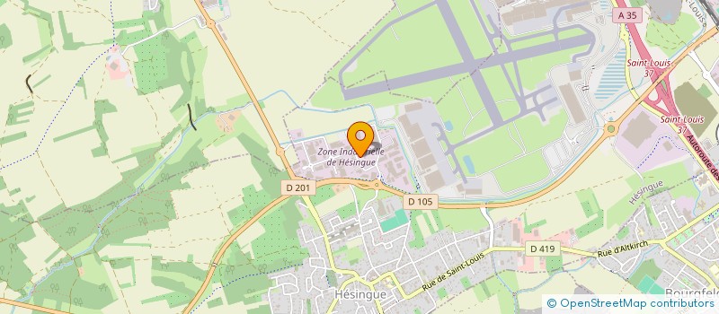 localisation de l'entreprise L'IMAGE VERTE à HESINGUE