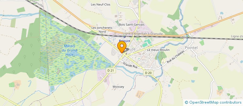 localisation de l'entreprise L' IMAGERIE à BRIOUZE