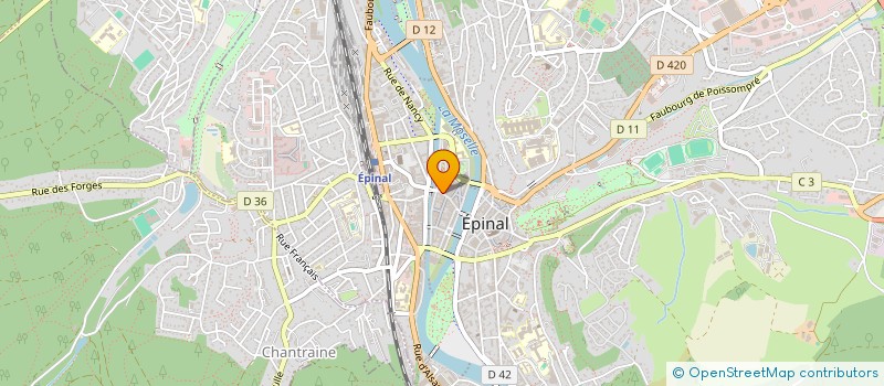 localisation de l'entreprise L'IMAGERIE à EPINAL