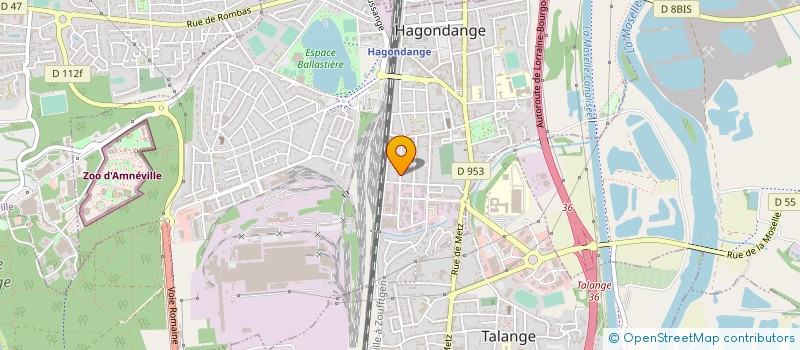 localisation de l'entreprise L'IMAGERIE à HAGONDANGE