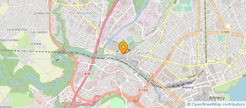 localisation de l'entreprise L'IMAGERIE FILMS  POISY