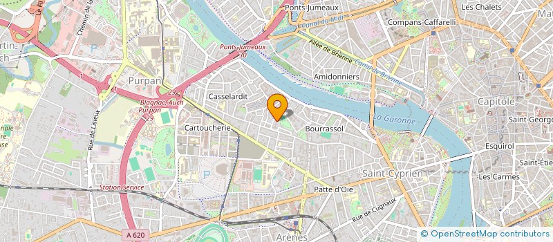 localisation de l'entreprise L'IMAGIN'ARIUM  PORTET-SUR-GARONNE