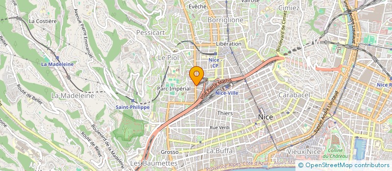 localisation de l'entreprise L'IMAGINARIUM DU COLLECTIF  NICE