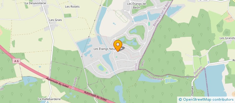 localisation de l'entreprise L IMBATTABLE à BAZOCHES-SUR-LE-BETZ