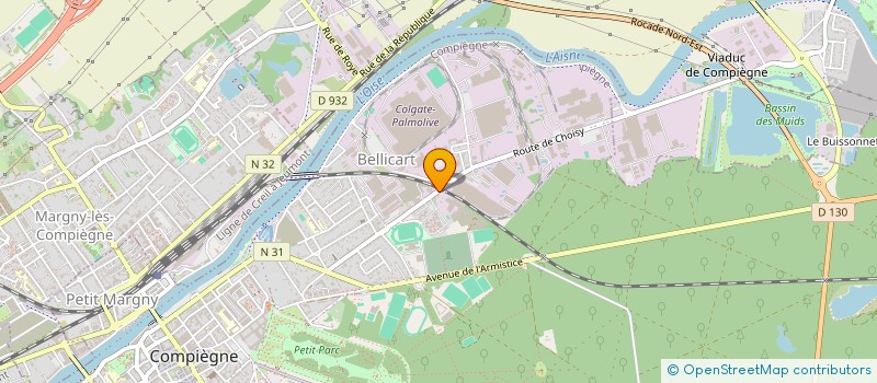 localisation de l'entreprise L'IMBATTABLE DISCOUNT à COMPIEGNE