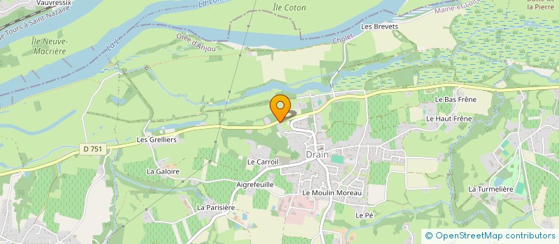 localisation de l'entreprise L'IMBAUDIERE  OREE-D'ANJOU