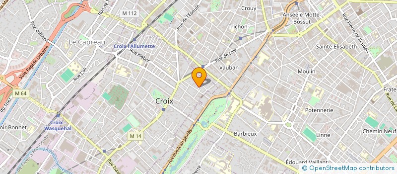 localisation de l'entreprise L IMMO à CROIX