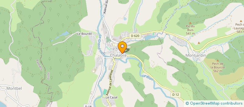 localisation de l'entreprise L'IMMO CHEZ TOIT  CHALABRE