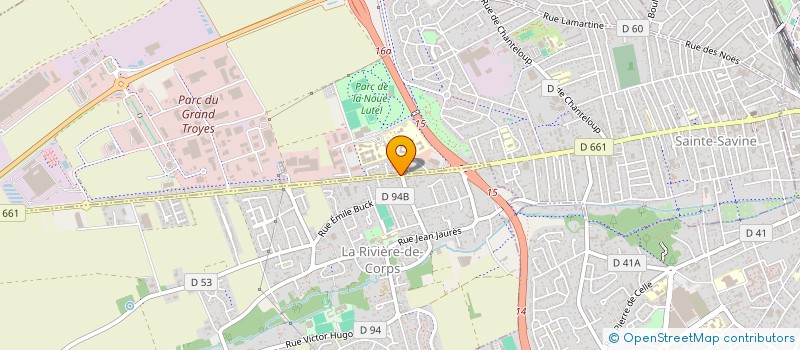 localisation de l'entreprise L'IMMO DI STEFANO  SAINTE SAVINE