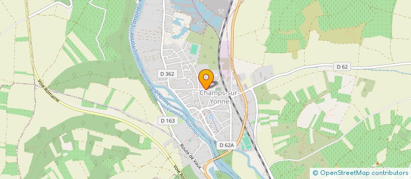 localisation de l'entreprise L'IMMO SUR YONNE  CHAMPS-SUR-YONNE