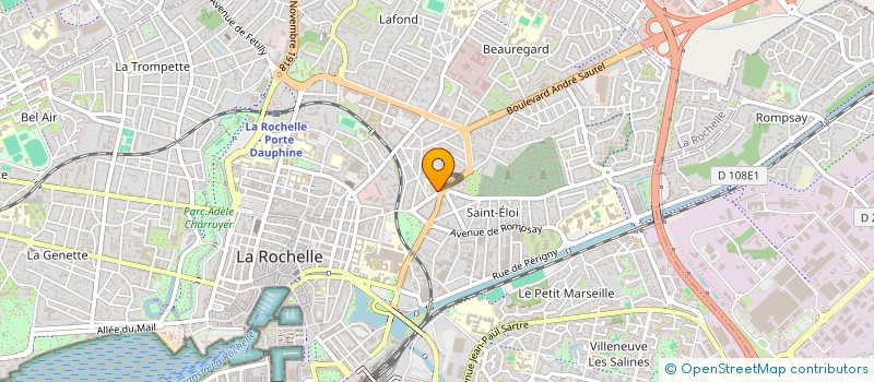 localisation de l'entreprise L'IMMOBILIER CHEZ NOUS, C'EST VOUS  LA ROCHELLE