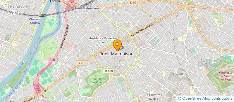 localisation de l'entreprise L'IMMOBILIER COTE A COTE à RUEIL-MALMAISON