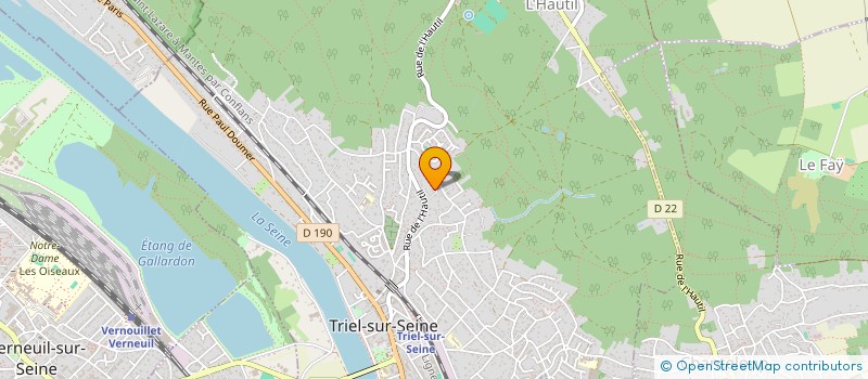 localisation de l'entreprise L'IMMOBILIER DE CARACTERE  TRIEL-SUR-SEINE