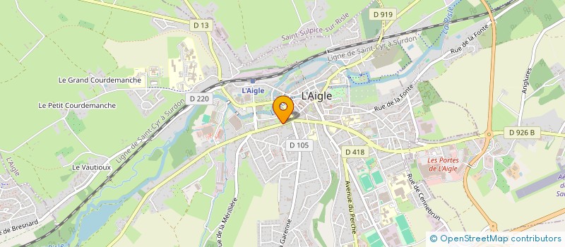 localisation de l'entreprise L'IMMOBILIER DE CARACTERE PAR LUDIVINE LEYS à L'AIGLE