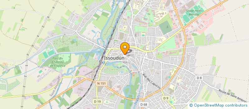 localisation de l'entreprise L IMMOBILIER DE PROXIMITE LA CLEF DU SUCCES à ISSOUDUN