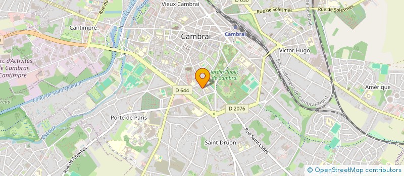 localisation de l'entreprise L'IMMOBILIER DES COPIN à CAMBRAI